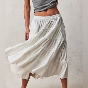In Full Swing Midi Skirt Free People